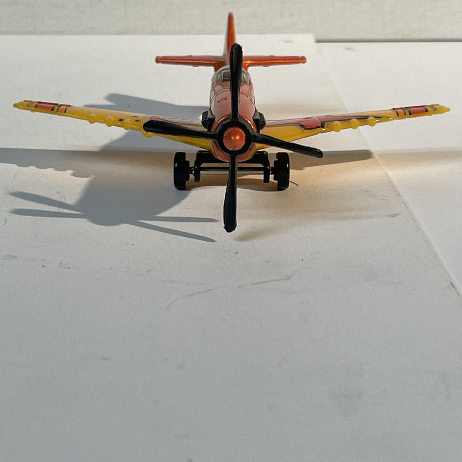 2007 Mattel Matchbox Stunt Plane Orange Yellow 73 TB2 Diecast Airplane Thailand