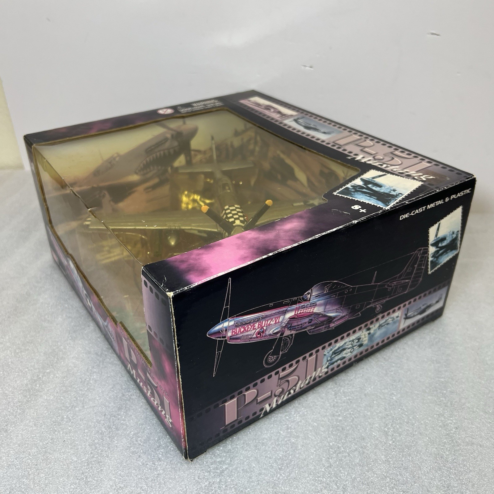 Motor Max Die-Cast Metal and Plastic P-51 Mustang AIRPLANE NEW 1:48 SCALE 76336