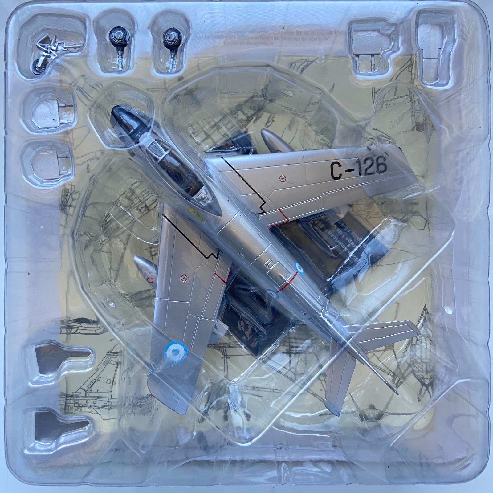 NORTH AMERICAN F-86F SABRE ARGENTINA (AIRCRAFT SCALE 1:72) BRAND NEW IN BLISTER