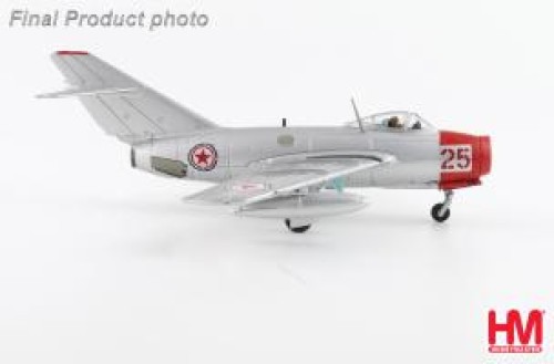 Mikoyan-Gurevich MIG-15bis Red 25 Chinese People’s Volunteers Air Force North w/