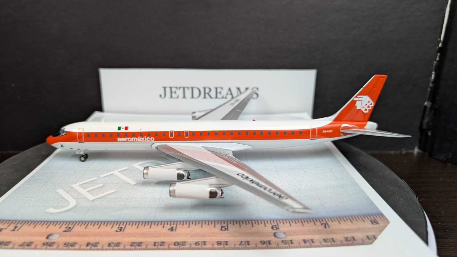 1/200 AEROMEXICO DOUGLAS DC-8-62 1970’S COLORS XA-AMT AVIATION 200 / INFLIGHT