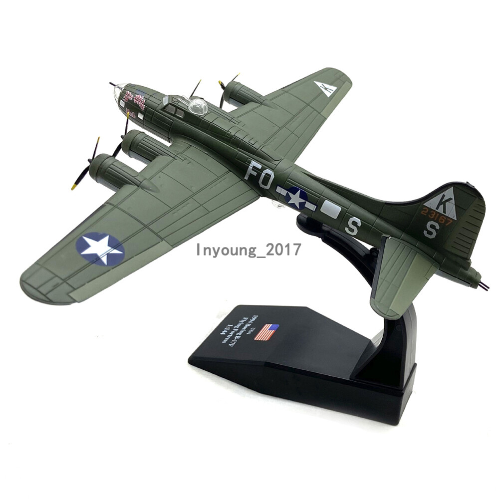 1/144 1994 WWII US Boeing B-17F Flying Fortress Fighter Model Diecast Airplane