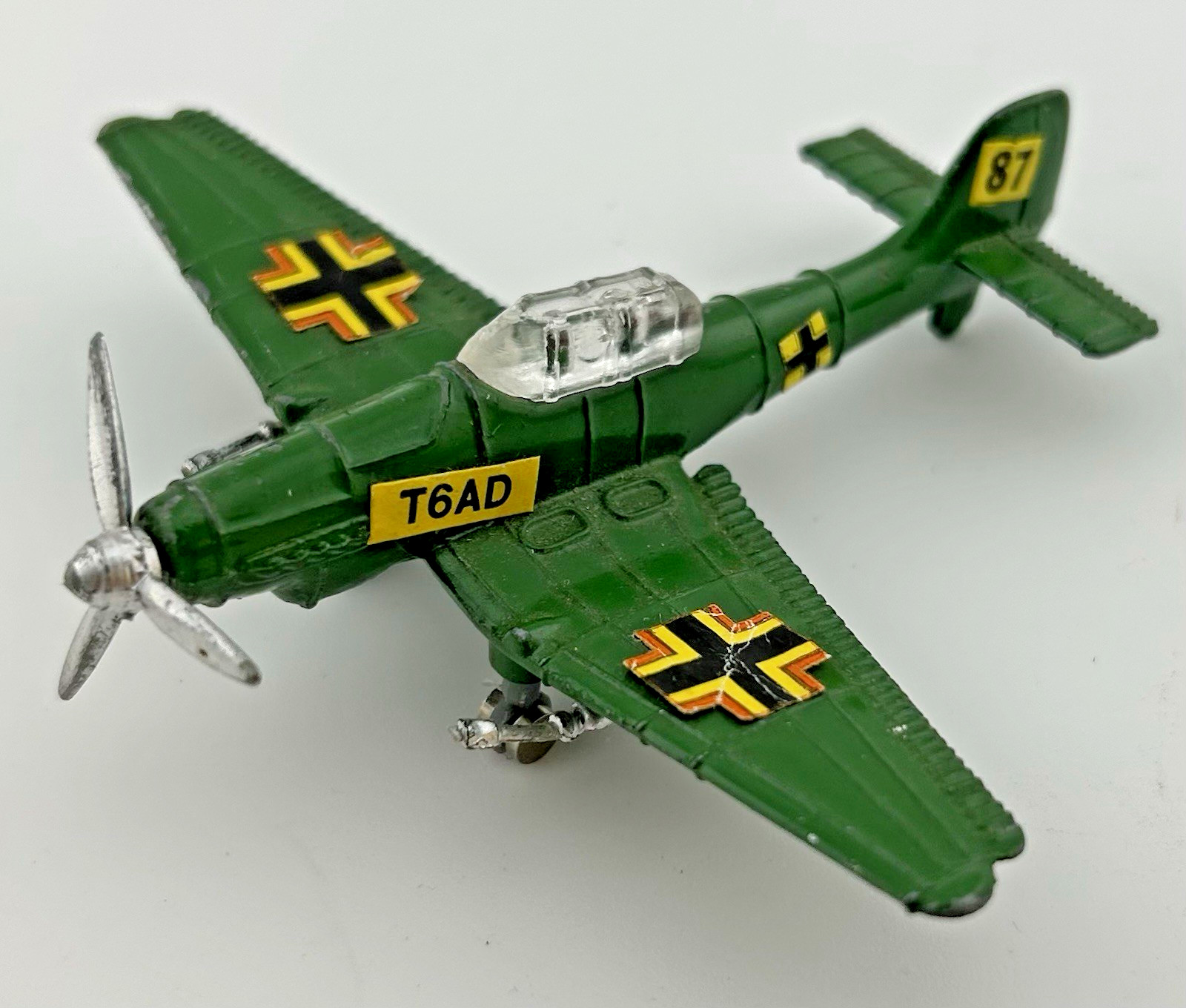Zee Toys Dyna-Flites WWII Junkers JU-87 German Fighter Plane Zylmex Chinese