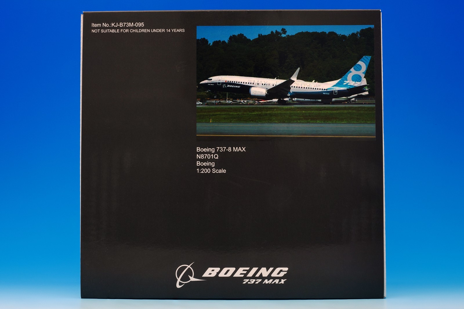 KJ Models / Aviation 200 Boeing 737 MAX 8 N8701Q Boeing House Colors KJ-B73M-095