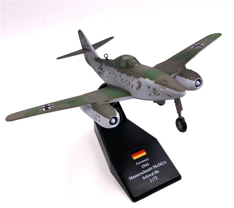 Wltk 1/72 German Luftwaffe Messerschmitt Me 262 Schwalbe Fighter Diecast Model