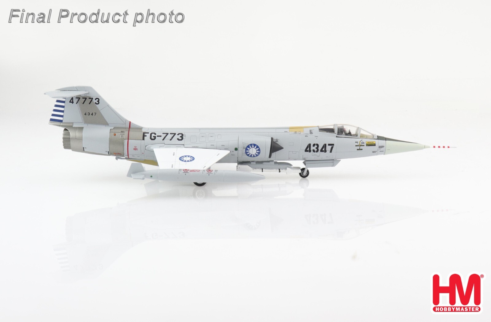 LOCKHEED F-104G STARFIGHTER 4347 CAPT. S. L. HU 3RD – HOBBY MASTER HA1072 1/72
