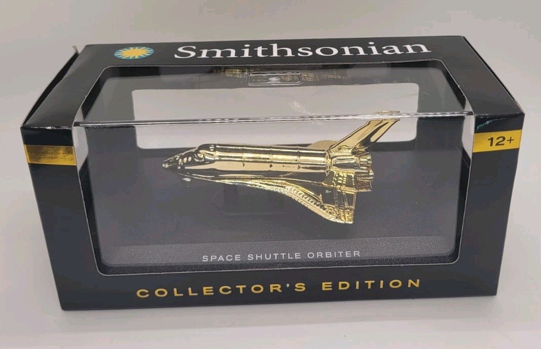 Smithsonian Collector’s Edition Space Shuttle Orbiter 24K Gold Plated Diecast