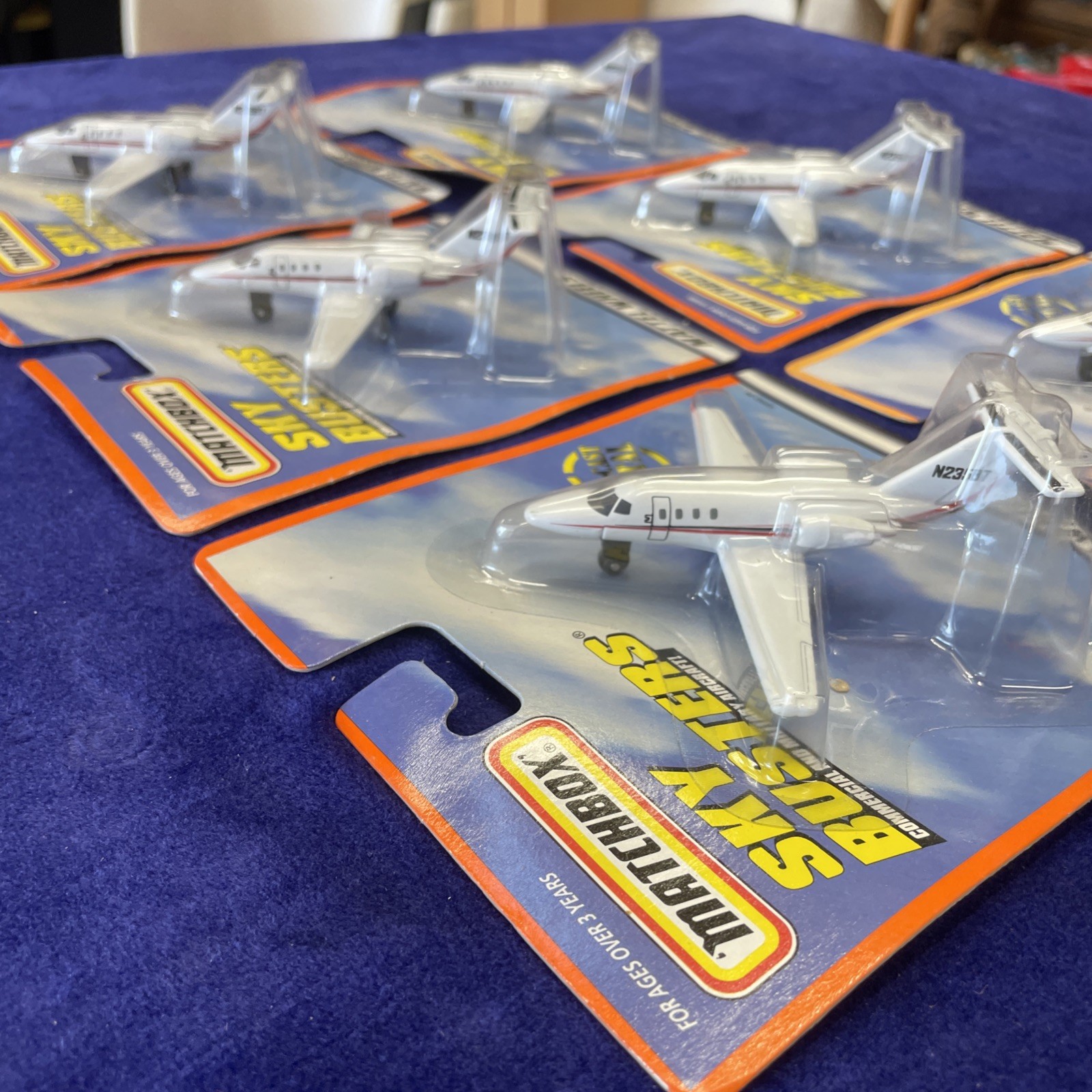 (6) Matchbox Sky Busters Citation Jets, N235BT (NIP)