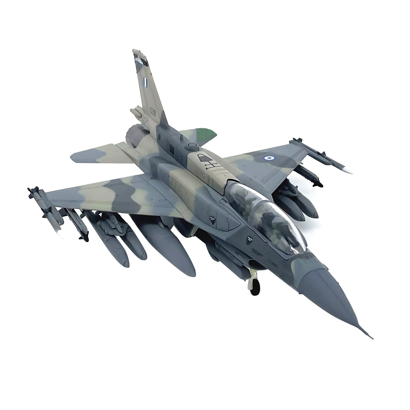1/72 Hellenic Air Force F-16D Mira Figher Alloy Model High Quality Decoration