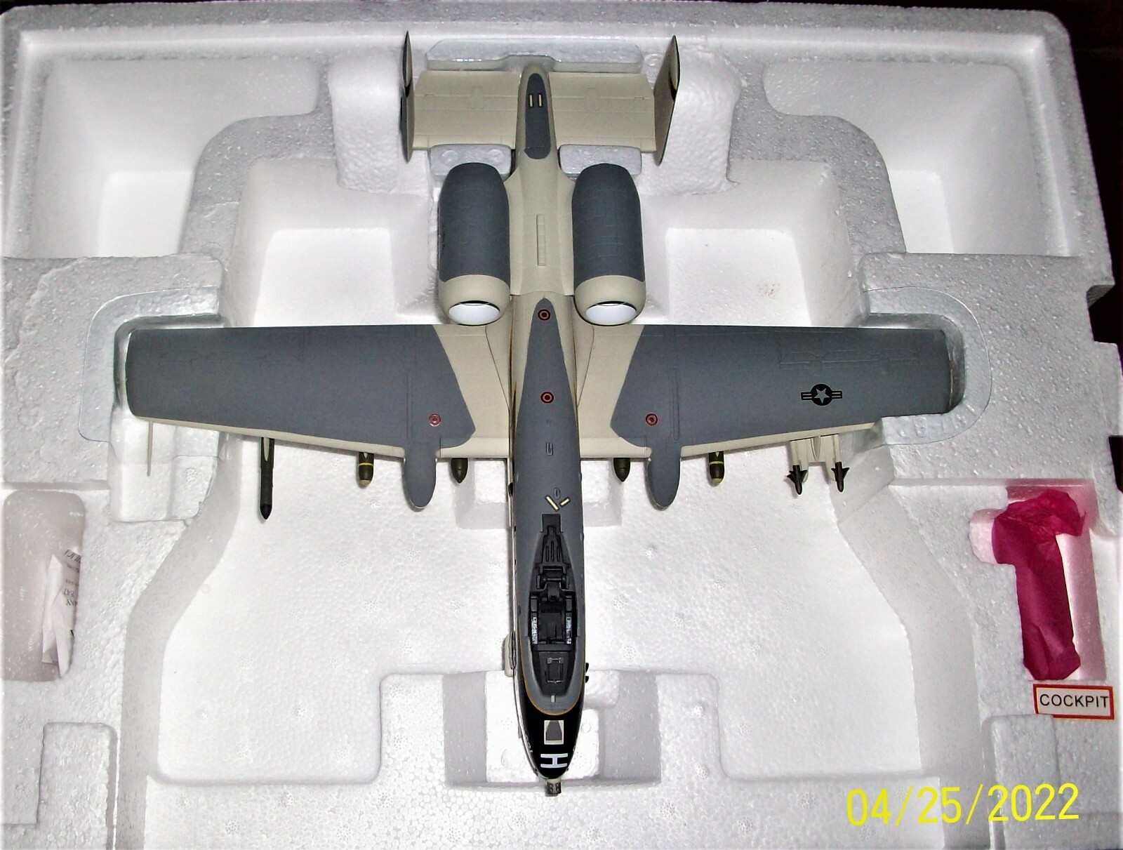 EXTREMELY RARE (MIB) Armour Collection-USAF A-10 “Black Lighting” Diecast 1:48