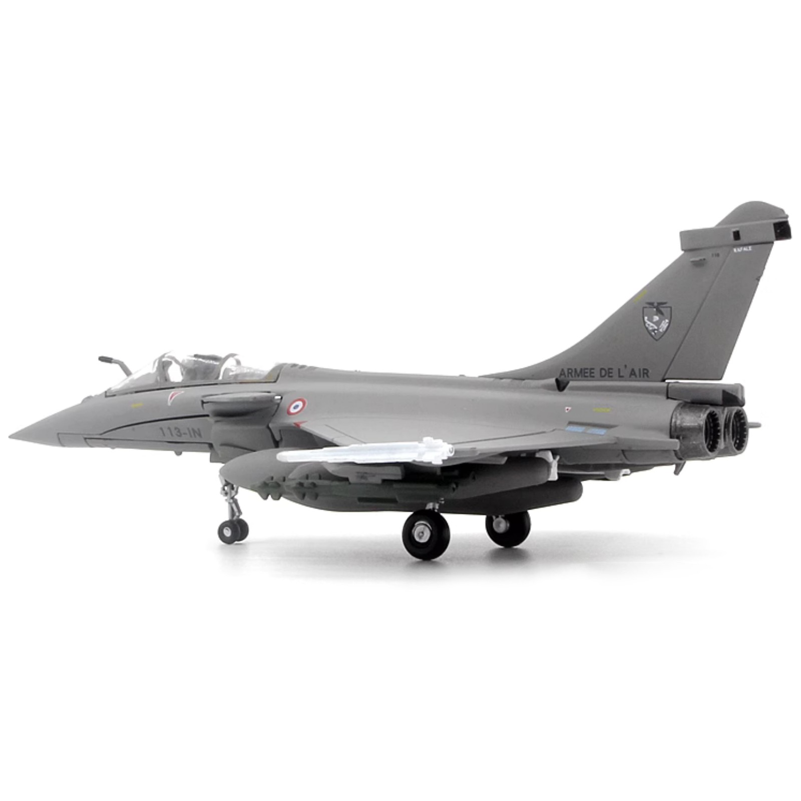 1/100 Diecast Alloy French Air Force Rafale C Libya War Fighter Model Souvenir