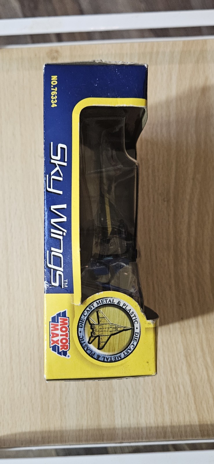 Vintage Motor Max Sky Wings Die Cast Nighthawk Helicopter