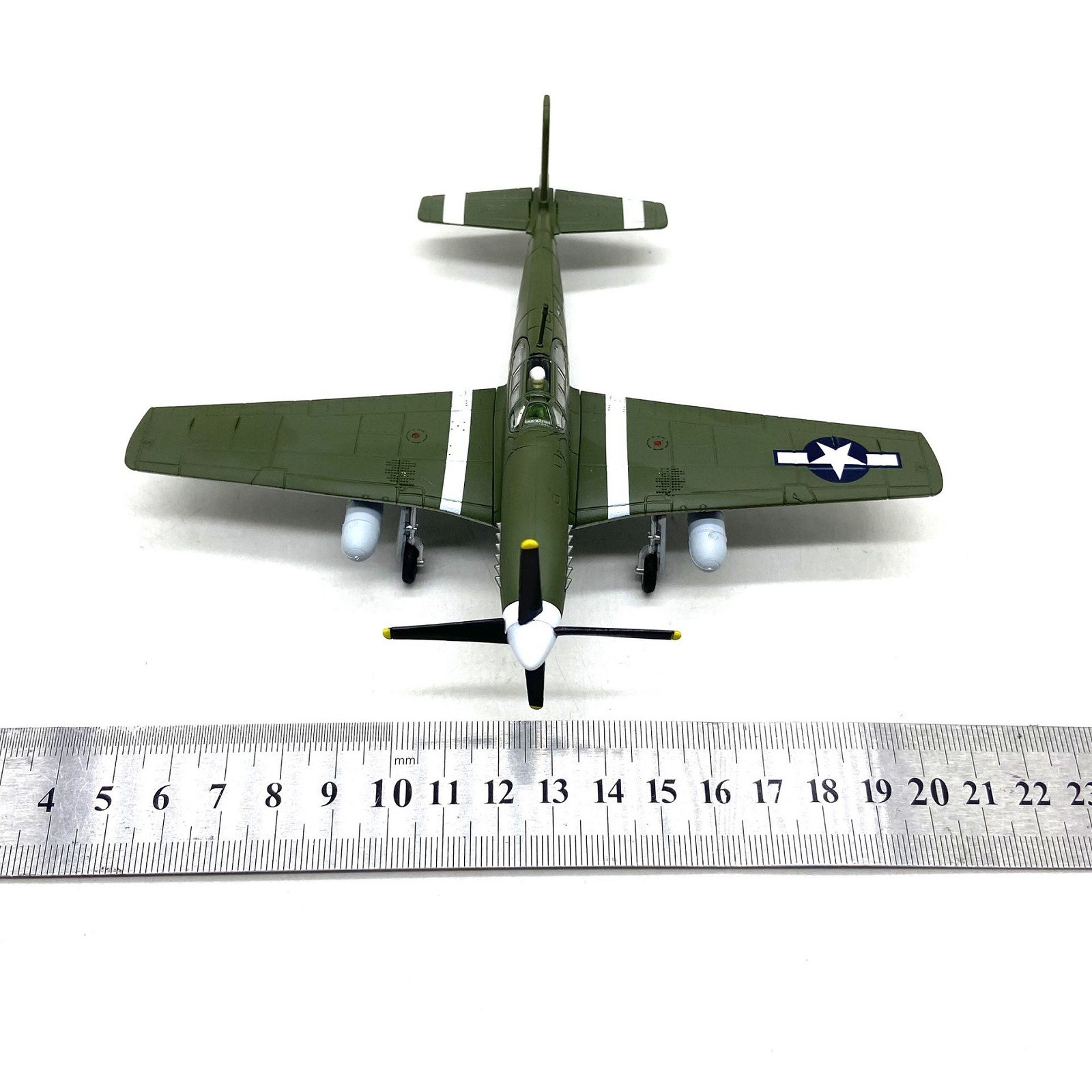 1:72 Military WW2 P-51B Mustang Fighter Alloy Aircraft Model Plane Ornaments G