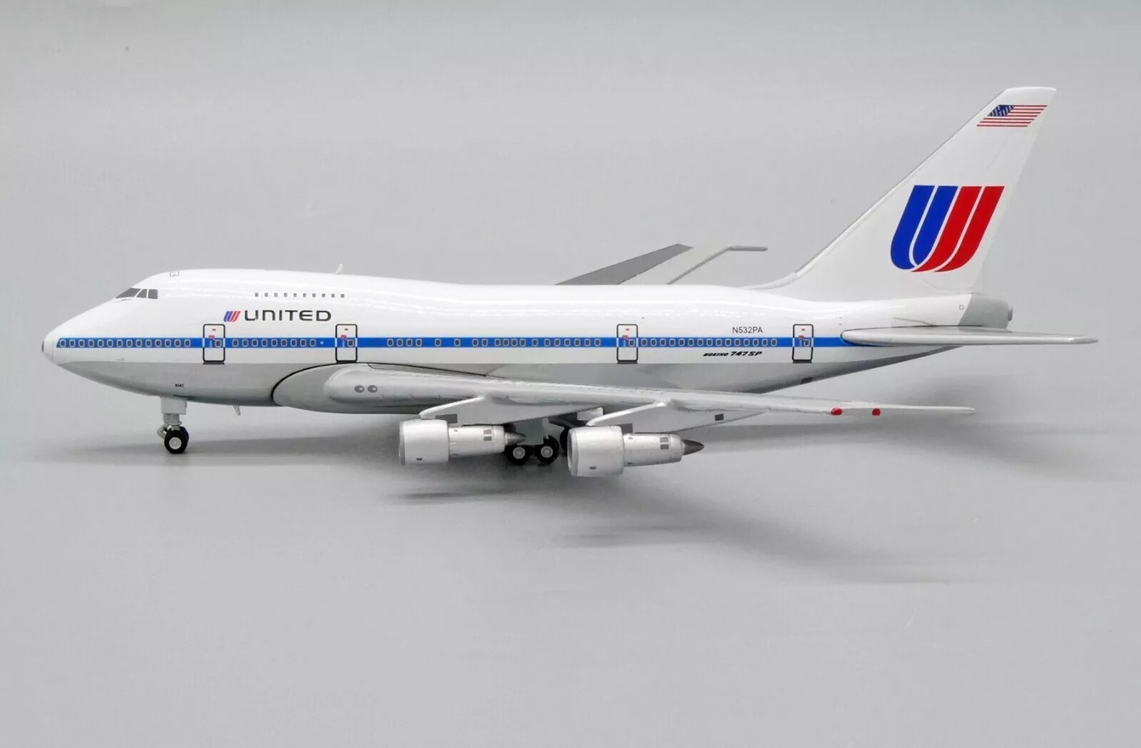 JC WINGS UNITED AIRLINES BOEING B747SP 1/400 DIECAST MODEL JC4UAL960 IN STOCK