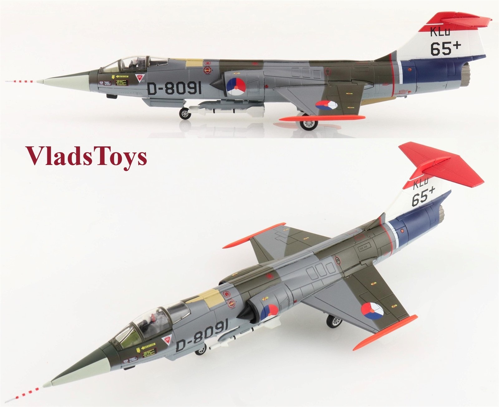 Hobby Master 1/72 F-104G Starfighter RNLAF 312 Sqn D-8091 Leeuwarden AB HA1074
