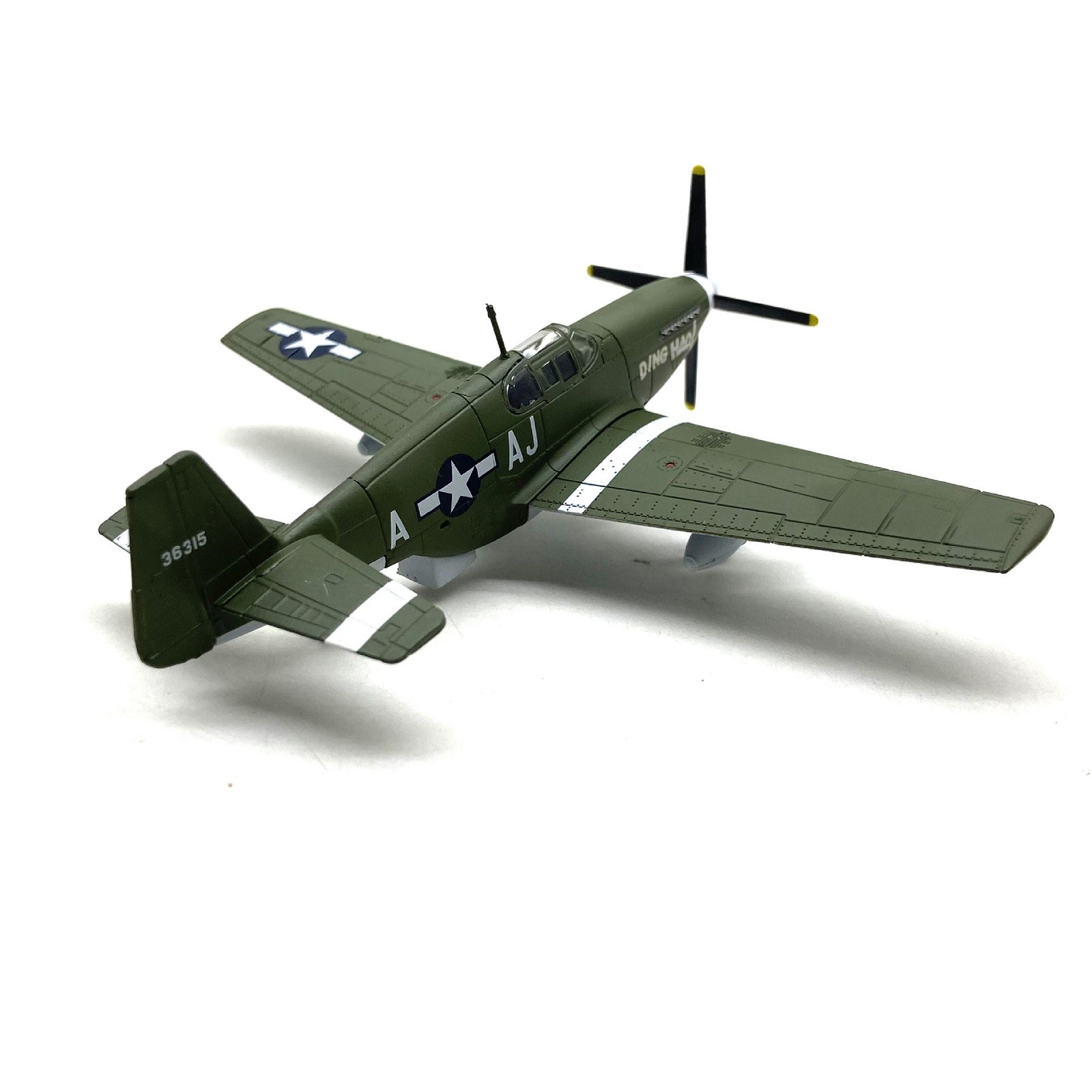 1:72 Military WW2 P-51B Mustang Fighter Alloy Aircraft Model Plane Ornaments G