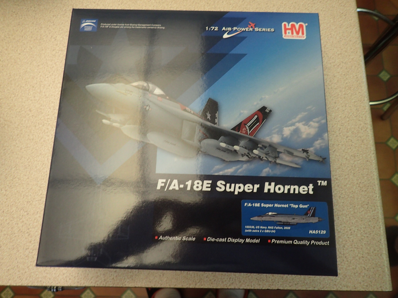 Hobbymaster HA5129 1:72 F/A-18E Super Hornet “Top Gun” 2020 Sealed