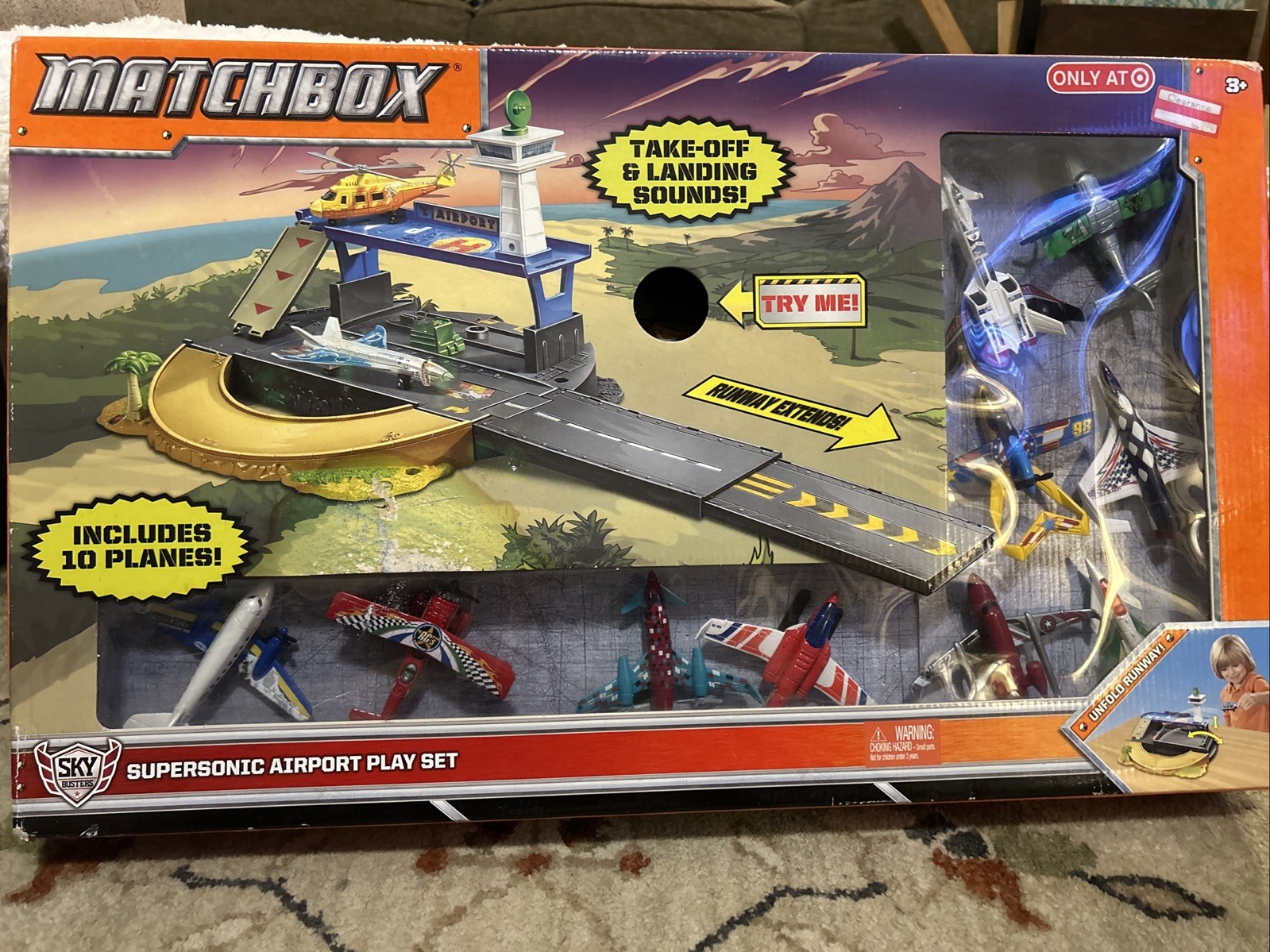Matchbox Skybusters Supersonic Airport Target Exclusive 2012 New In Box
