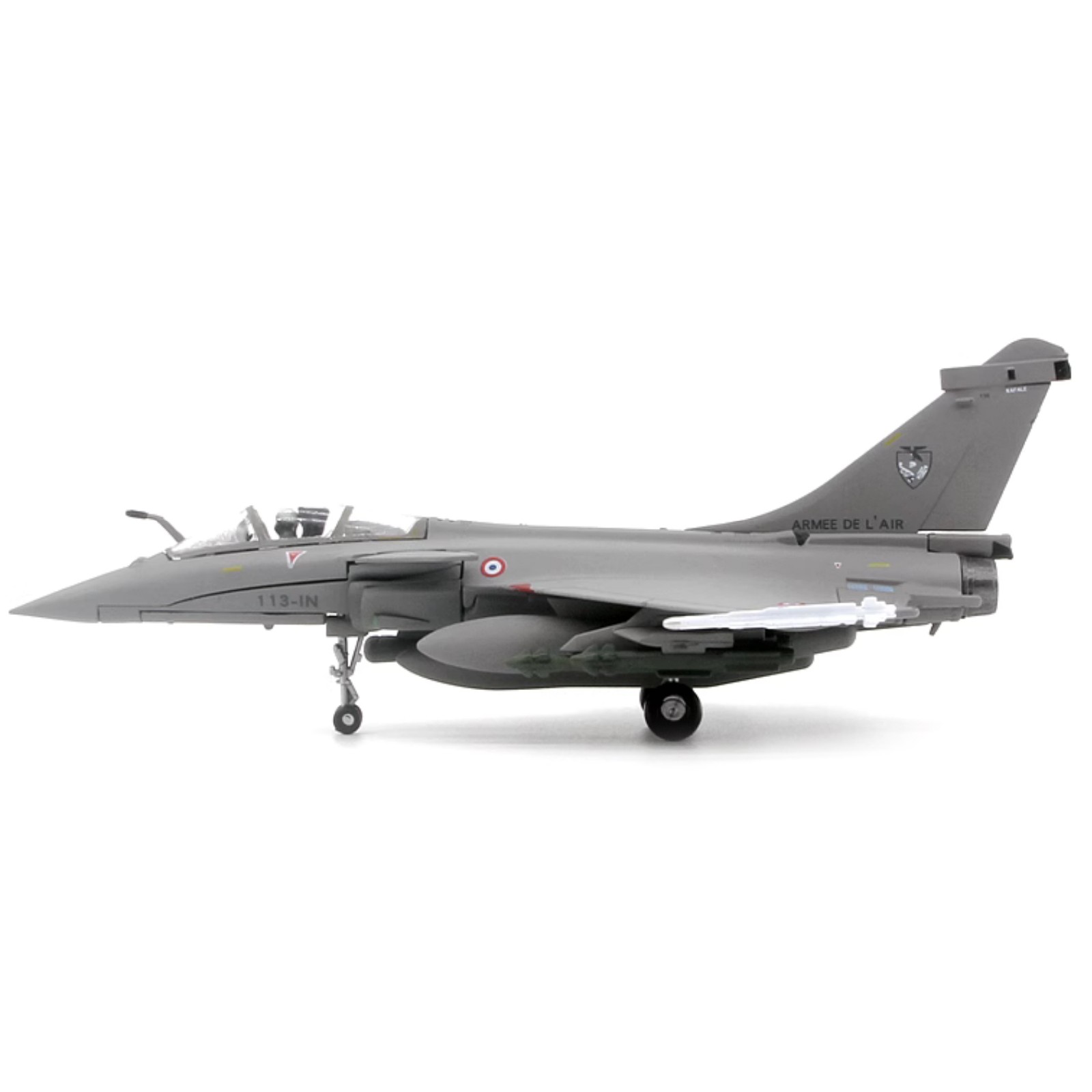 1/100 Diecast Alloy French Air Force Rafale C Libya War Fighter Model Souvenir