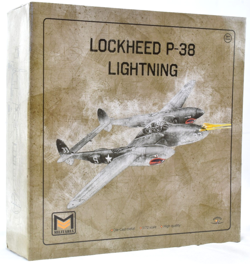 Motor City Classics Militaria Lockheed P-38 Lightning 1:72 Diecast 27296-41