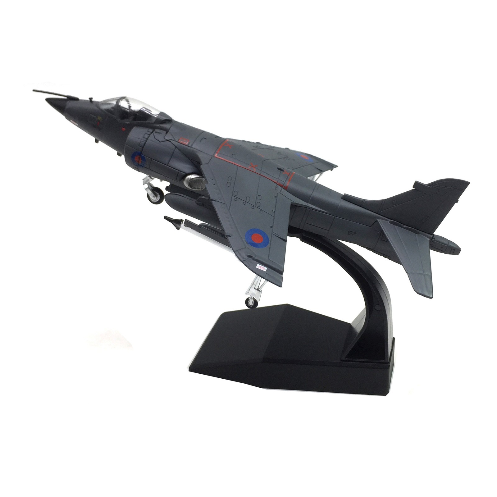 UK Air Force 1982 Sea Harrier Fighter 1:72 FRS MKI Statue Model Alloy Aircraft a