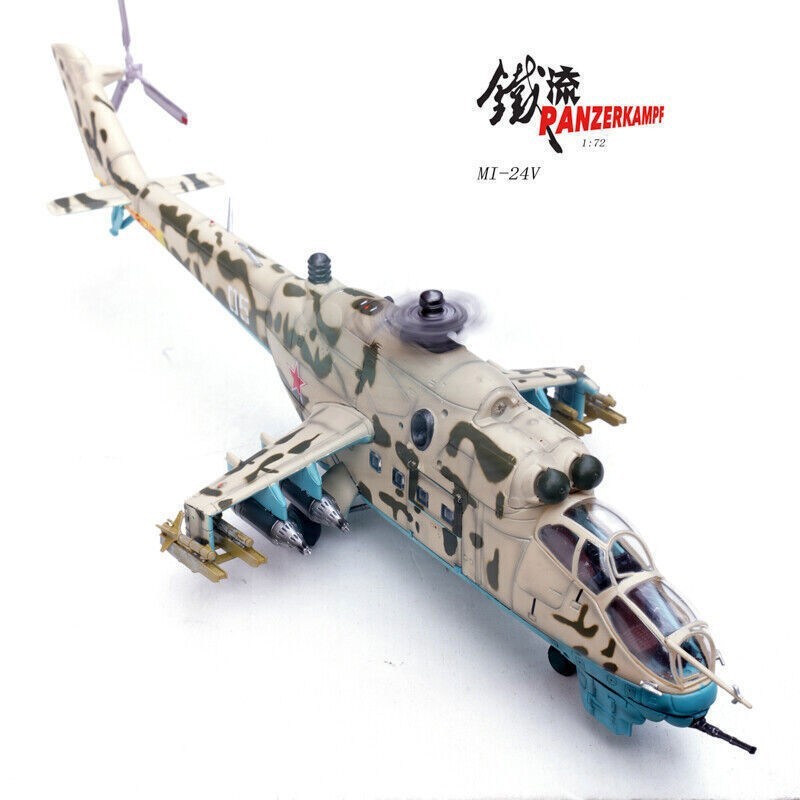 New 1/72 PANZERKAMPF Afghan War MI-24V Helicopter 14005PB Finished Model Figure