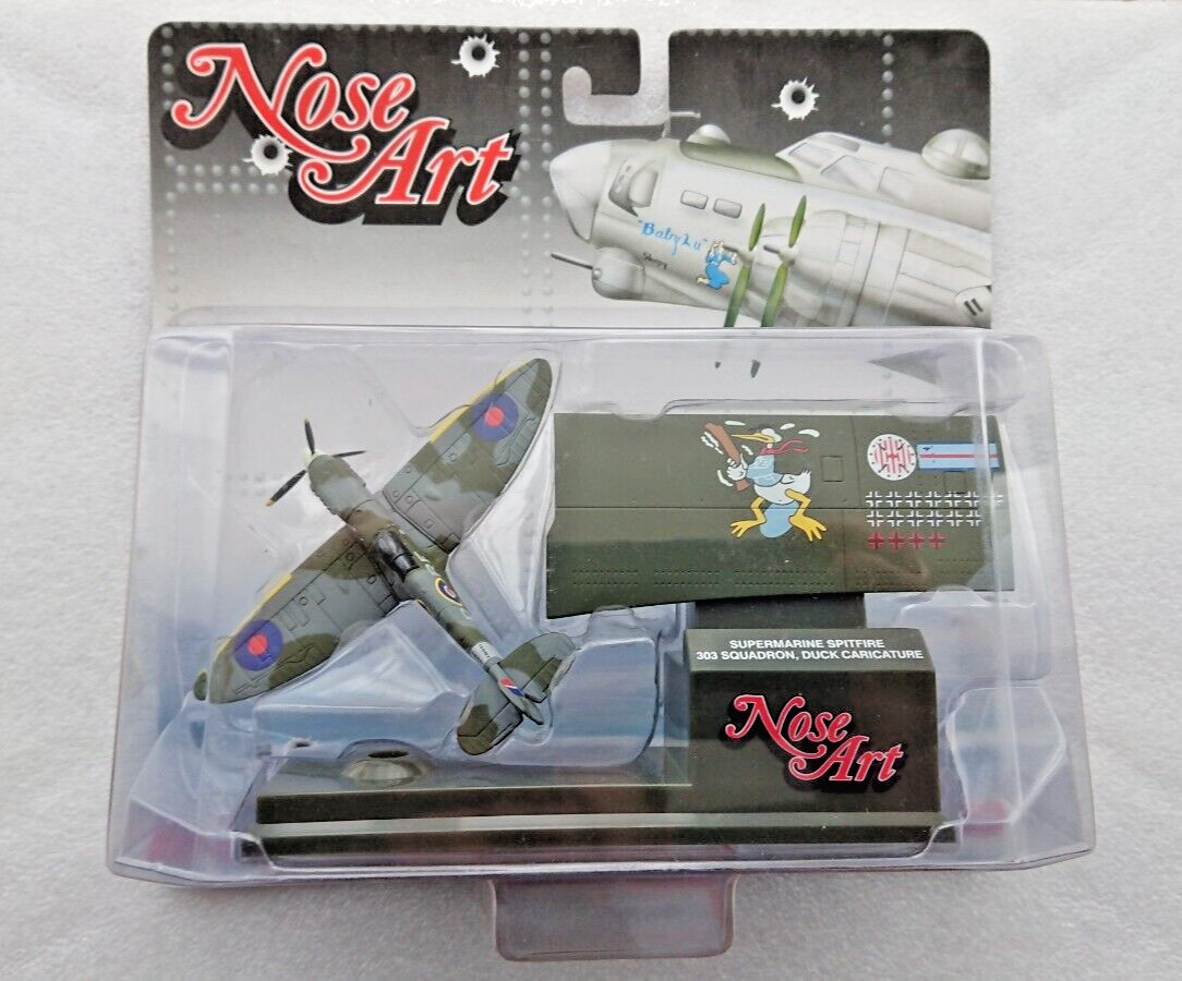 Corgi CS90372 Nose Art Series Supermarine Spitfire 303 Sqn “Duck Caricature” NEW