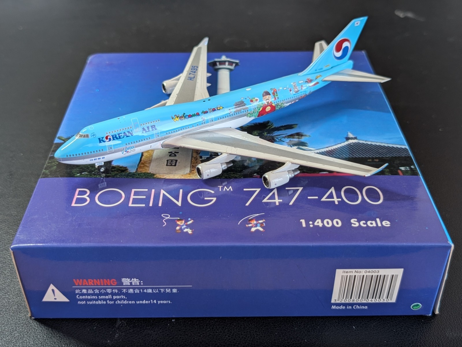 Korean Air B747-400 HL7495 Phoenix 1:400