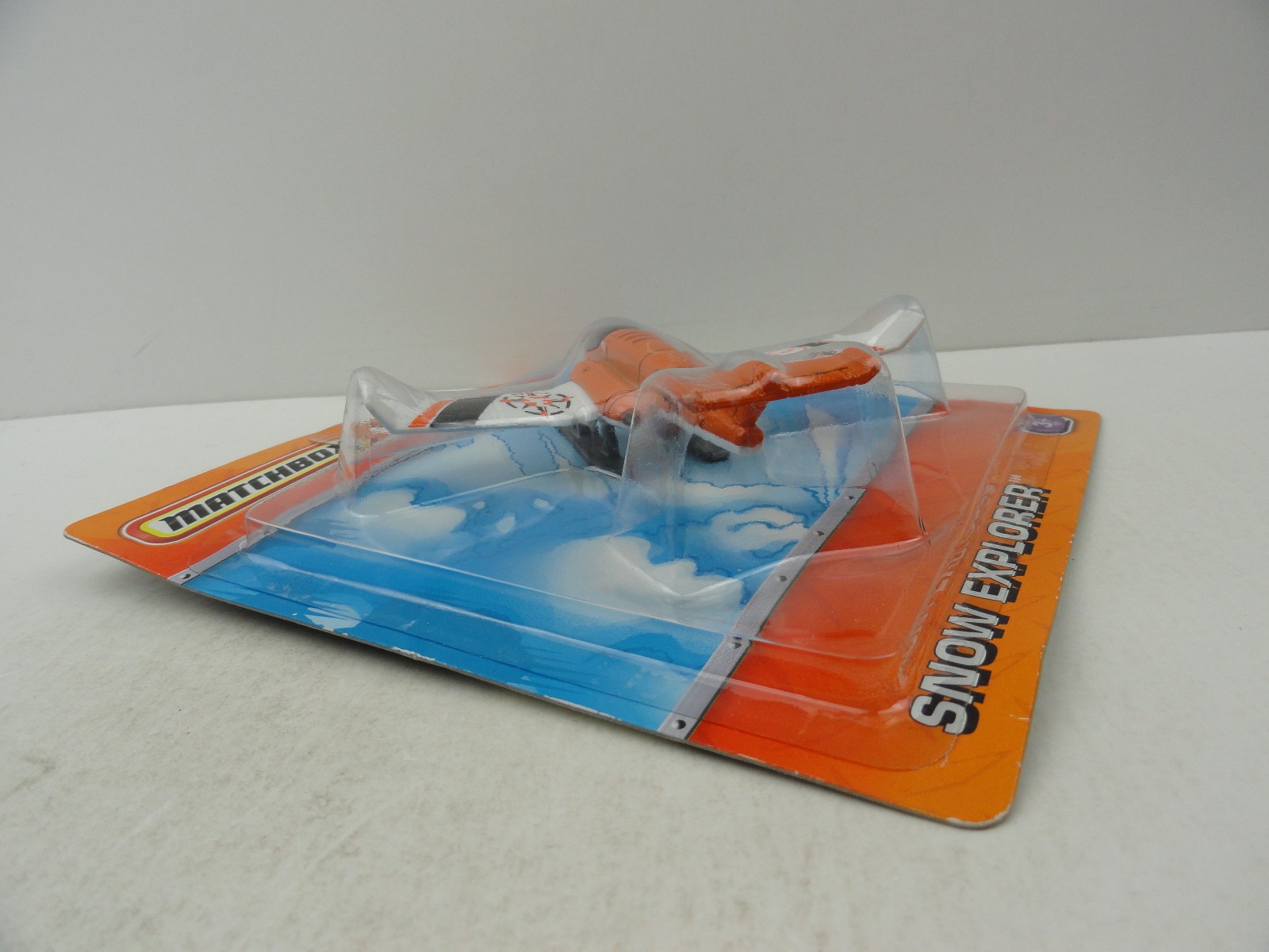 2011 Matchbox Sky Busters Missions Snow Explorer (Orange/White)