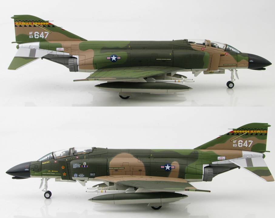Hobby Master HA1972 1/72 F-4D Phantom II USAF 154th TFG #63-7647 Aloha Alert