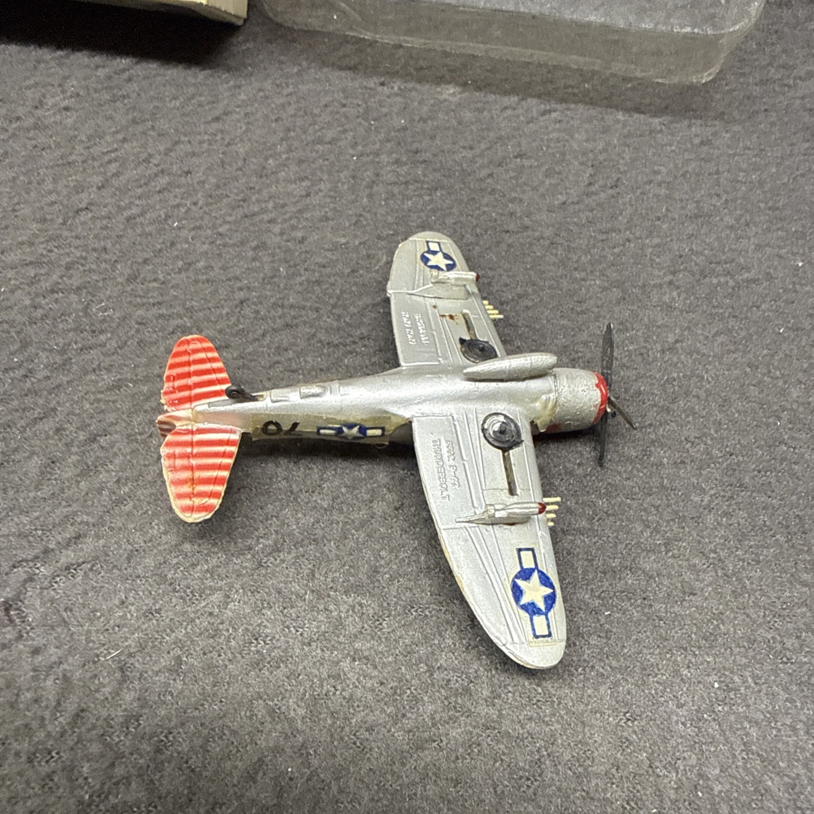 Bachmann Mini-Planes P-47 D Thunderbolt WWII Airplane 1/87 Plastic Hong Kong