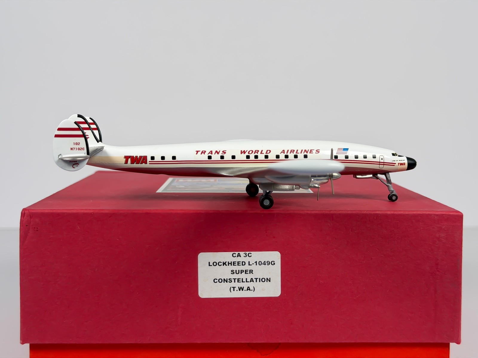 Trans World Airlines (TWA) Lockheed L-1049 1:200 Western Models N7102C (CA-3C)