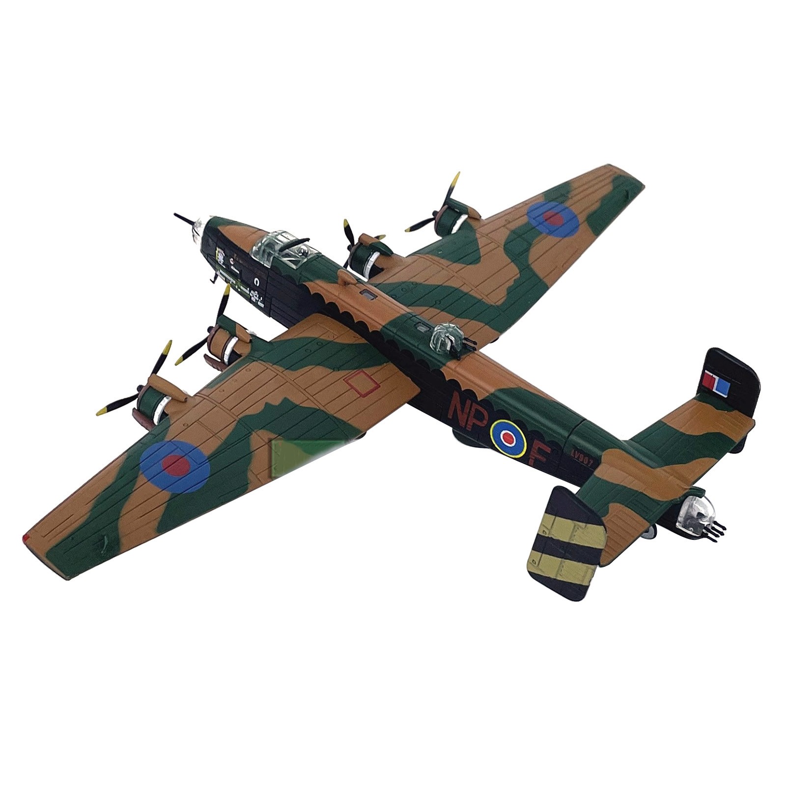 16cm Diecast 1/144 WWII For Handley Page Halifax B.Mk III Bomber Model