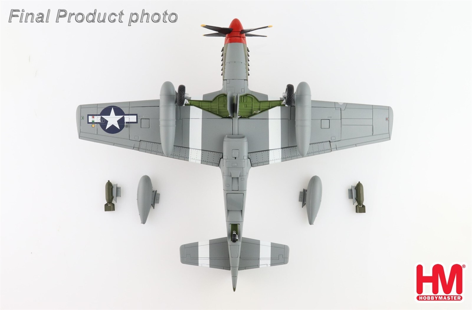 Hobby Master 1/48 P-51B Mustang 4th FG 334th FS Steve Pisanos Signature HA8515B