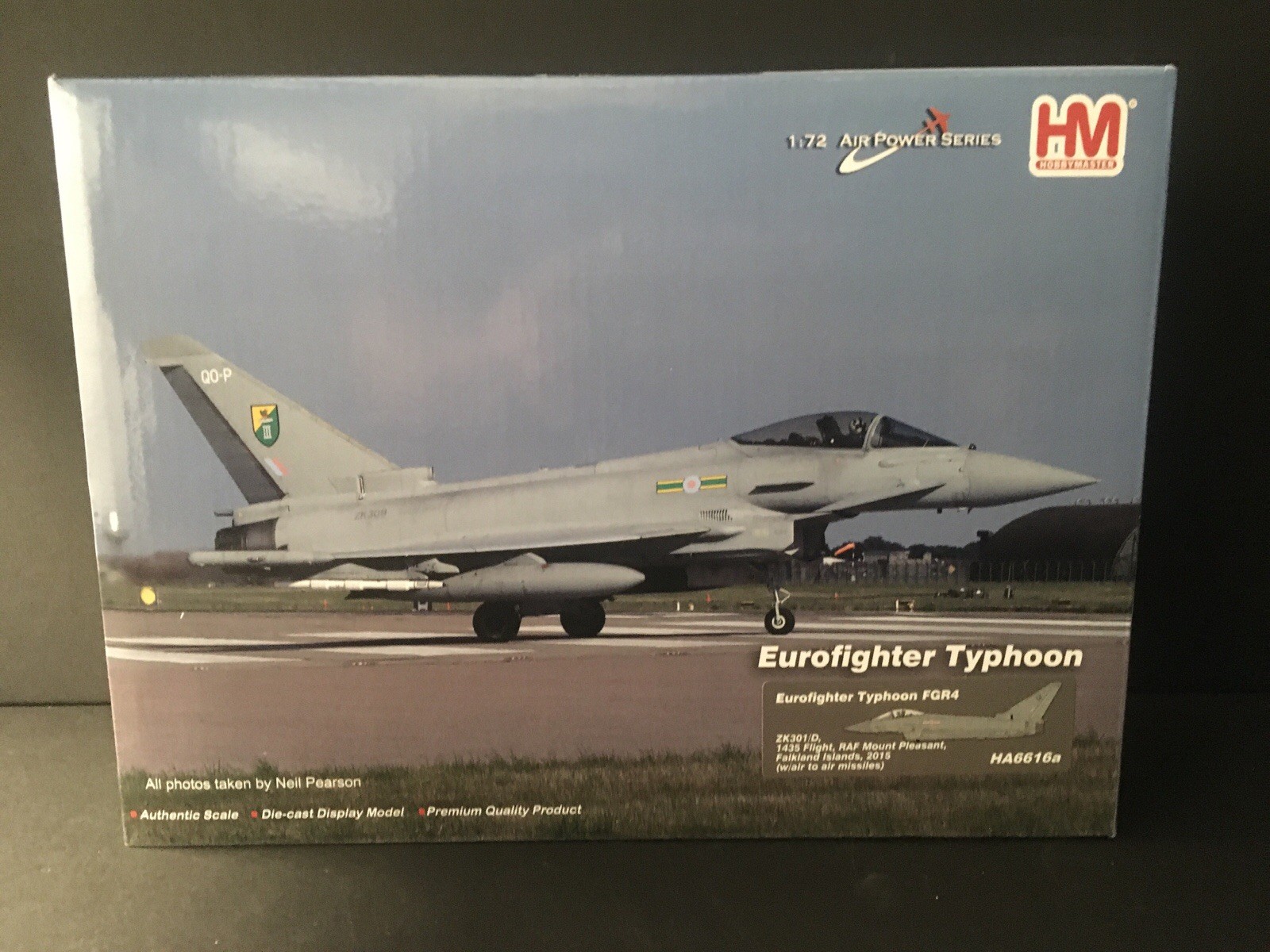 Hobby Master HA6616A Eurofighter Typhoon FGR.MK4 Falklands Diecast Model 1:72