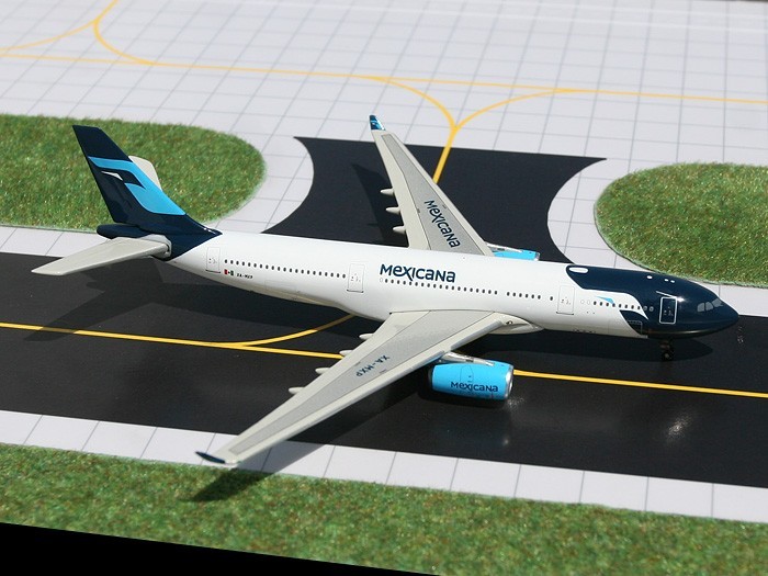 Mexicana Airbus A330-300 XA-MXP GeminiJets GJMXA921 Scale 1:400 RARE