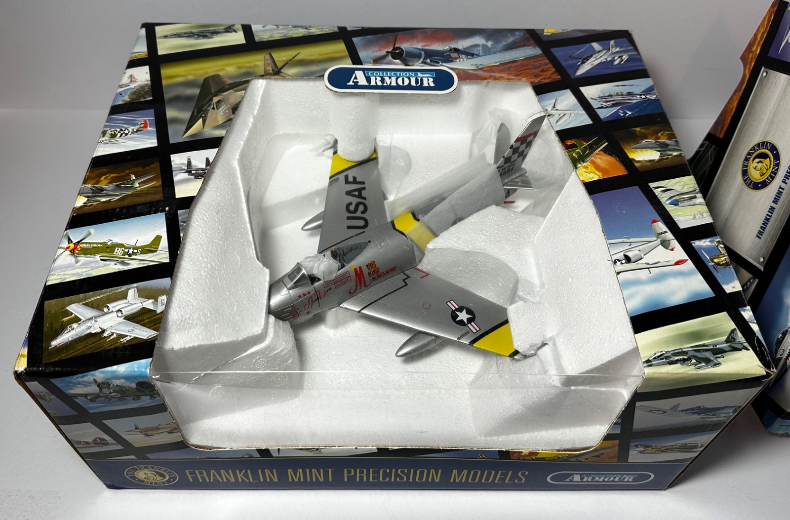 Franklin Mint B11C990 1/48 Scale F-86 Sabre “MIG MAD MARINE” flown by John Glenn