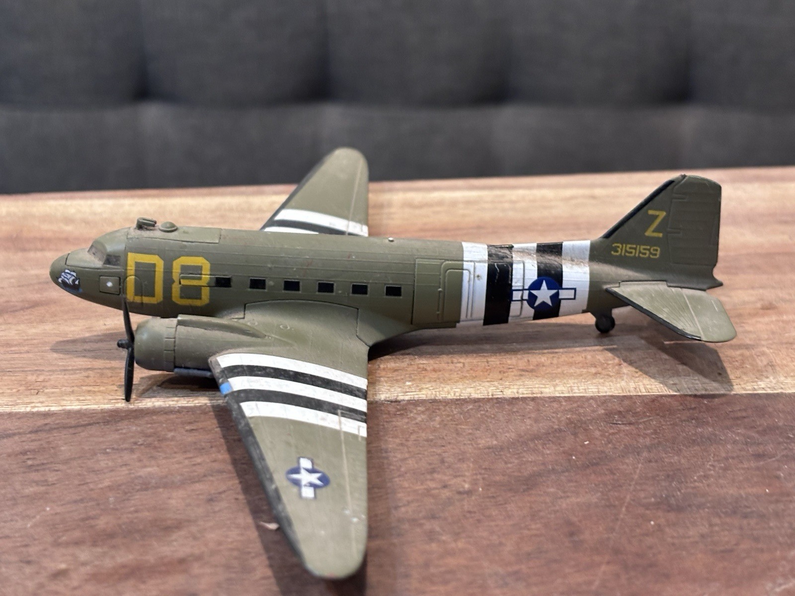 Skytrain Douglas Sky Train C-47 Die Cast Model Dakota United States Army