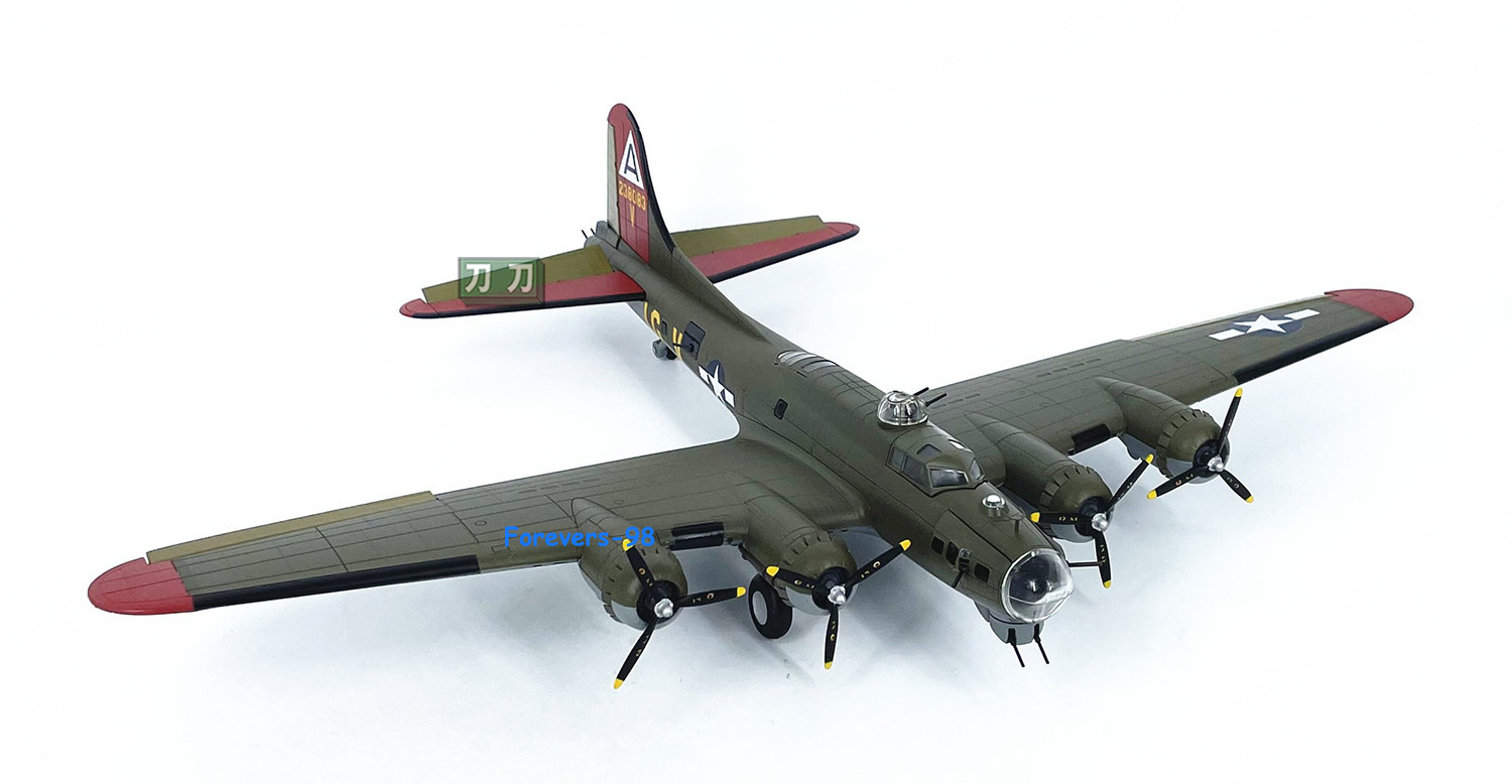 1:72 USAF B-17G Flying Fortress Bomber Diecast ​Plane Military Fighter Model AF1