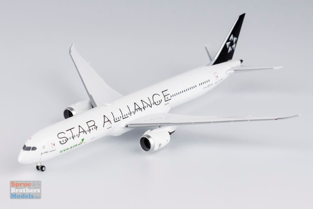 NGM56019 1:400 NG Model EVA Air B787-10 Reg #B-17812 ‘Star Alliance’