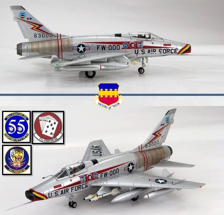 Hobby Master 1/72 HA2103 F-100D Super Sabre USAF 20th TFW, “Triple Zilch”