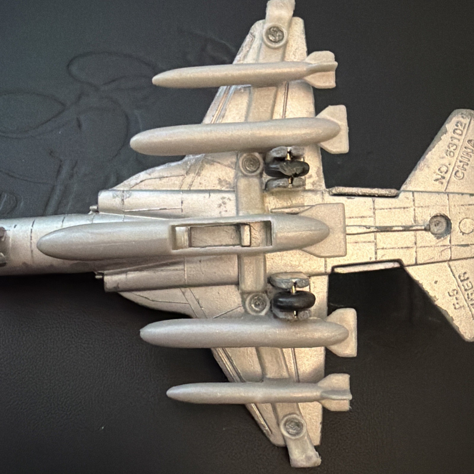 Vintage Die-Cast Mmmmjetal Northrop F-5E Tiger II Model Fighter Jet