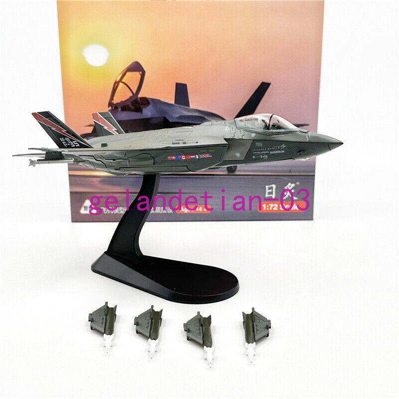 1/72 Wltk USAF F-35A Lightning Stealth Fighter Battled Version Diecast Jet Model
