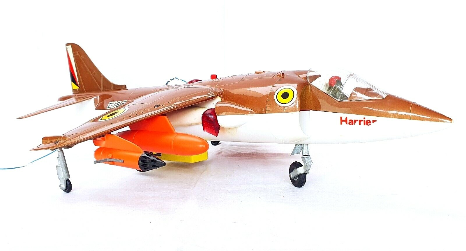 Sanchis Spain 1:25 Spanish Airforce HARRIER JET FIGHTER PLANE 50cm MIB`74 RARE!