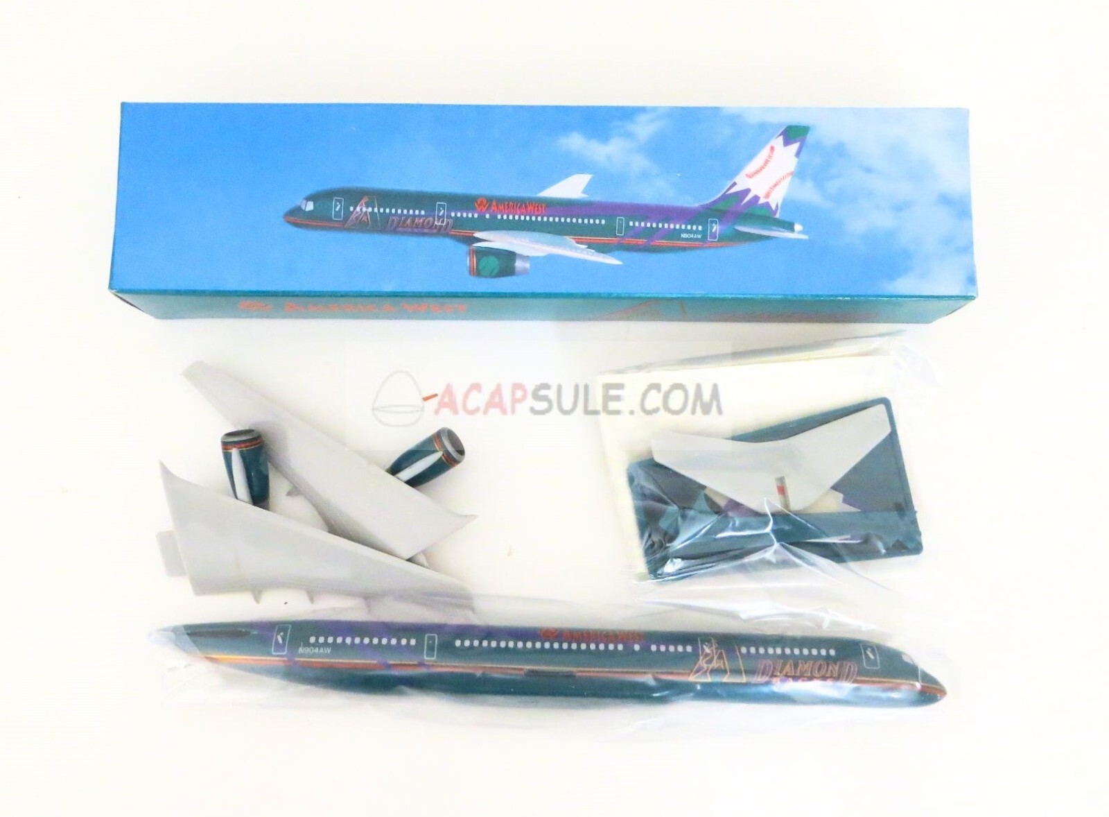 Flight Miniatures American West Diamondbacks Boeing 757-200 1/200 Scale Model wi