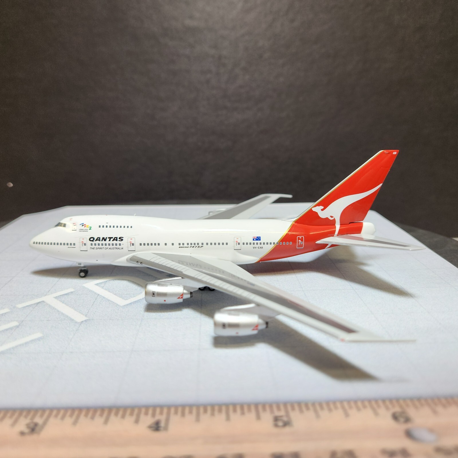 1/400 QANTAS AIRWAYS BOEING 747SP 1980’S COLORS SYDNEY 2000 VH-EAB NG EXCLUSIVE