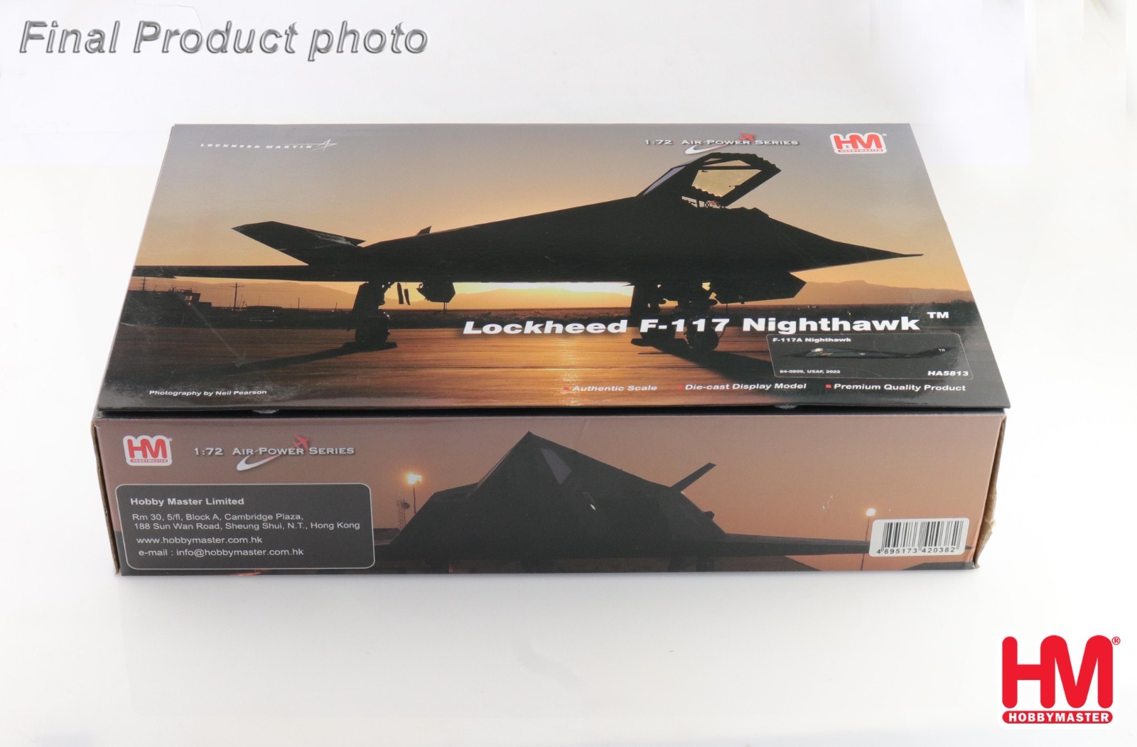 Hobby Master 1/72 Lockheed F-117A Nighthawk USAF Dark Knights Tonopah N