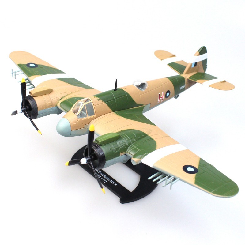 1:72 WWII RAF Bristol Beaufighter MKX Aircraft Model Diecast Military Collection