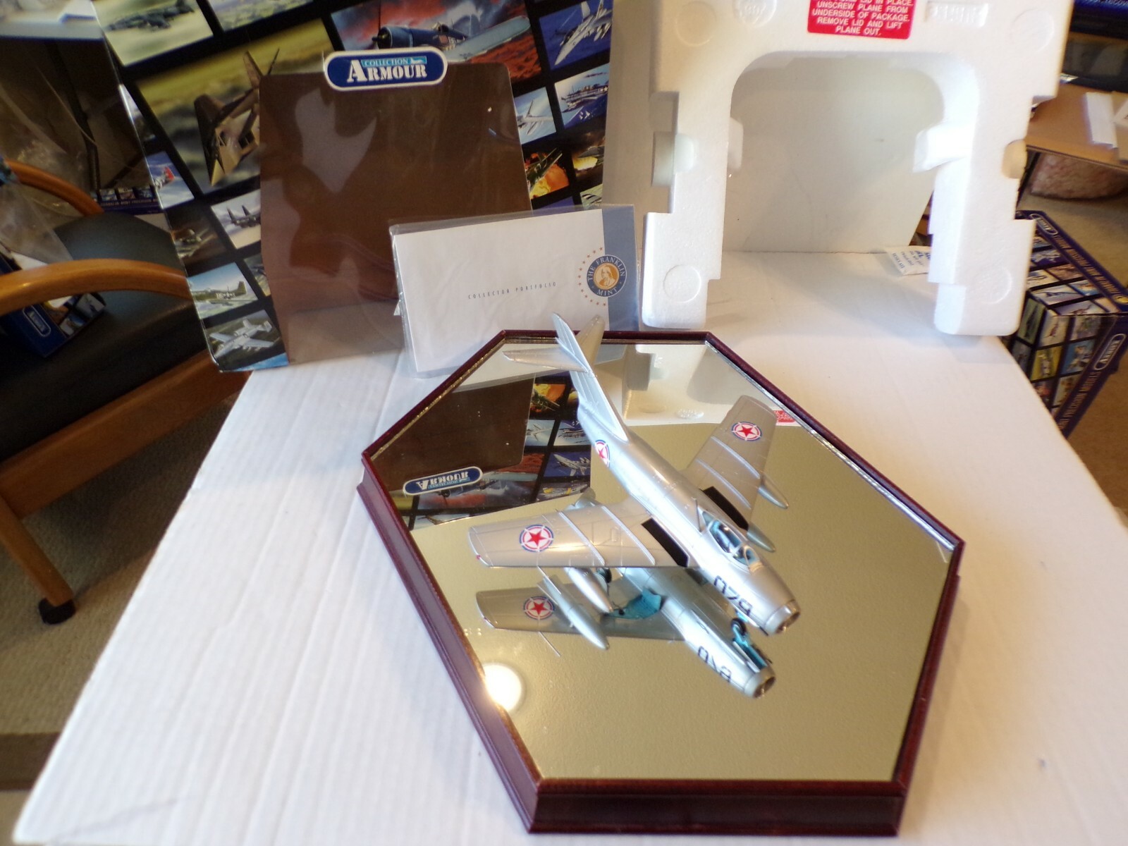 FRANKLIN MINT DIECAST 1.48 MIG 15 AIR FORCE B11E072