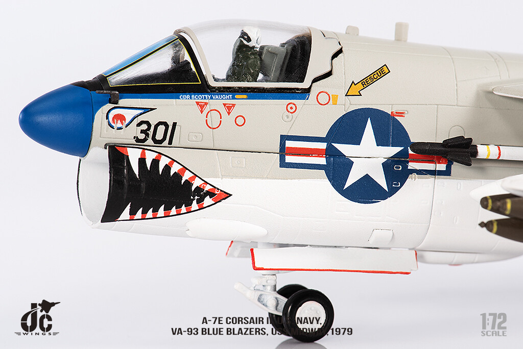 1:72 JC Wing A-7E CORSAIR I.U.S.NAVY,VA-93,1979 Fighter Diecast Aircraft Model